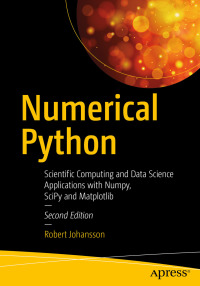 Cover image: Numerical Python 2nd edition 9781484242452