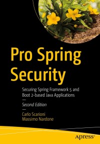 Imagen de portada: Pro Spring Security 2nd edition 9781484250518