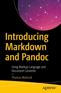 Cover image: Introducing Markdown and Pandoc 9781484251485