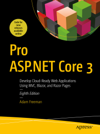Cover image: Pro ASP.NET Core 3 8th edition 9781484254394