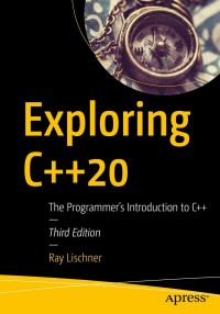 Imagen de portada: Exploring C++20 3rd edition 9781484259603