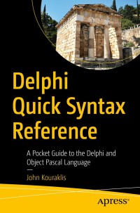 Cover image: Delphi Quick Syntax Reference 9781484261118