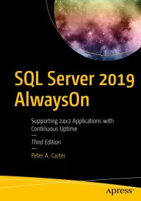 Imagen de portada: SQL Server 2019 AlwaysOn 3rd edition 9781484264782