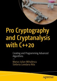 Cover image: Pro Cryptography and Cryptanalysis with C++20 9781484265857