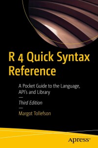 Immagine di copertina: R 4 Quick Syntax Reference 3rd edition 9781484279236