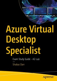 Cover image: Azure Virtual Desktop Specialist 9781484279861