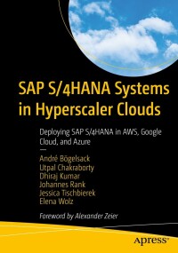 Cover image: SAP S/4HANA Systems in Hyperscaler Clouds 9781484281574