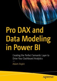 Imagen de portada: Pro DAX and Data Modeling in Power BI 9781484289945