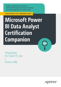 Cover image: Microsoft Power BI Data Analyst Certification Companion 9781484290125