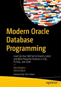 Imagen de portada: Modern Oracle Database Programming 9781484291658