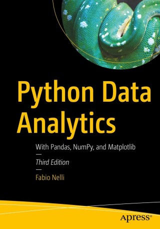 Cover image: Python Data Analytics 3rd edition 9781484295311