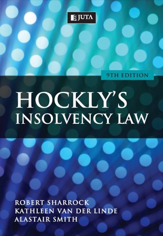 Imagen de portada: Hockly's Insolvency Law 9th edition 9780702198687