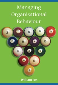 Cover image: Managing Organisational Behaviour  1st edition 9780702171987