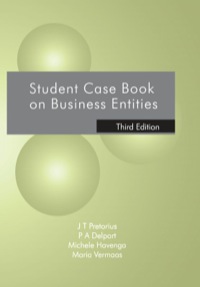 Cover image: Student Case Book on Business Entities 3rd edition 9780702167249