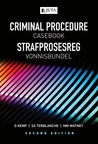 Cover image: Criminal Procedure Casebook/Strafprosesreg Vonnisbundel 2nd edition 9781485119456