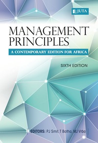 Imagen de portada: Management Principles: A Contemporary Edition for Africa  6th edition 9781485121251