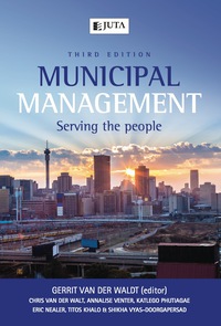 Titelbild: Municipal Management: Serving The People 3rd edition 9781485125600