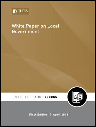 Cover image: White Paper on Local Government 1st edition 9781485151234