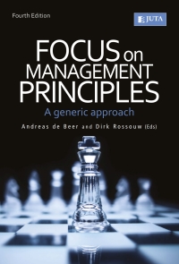 Cover image: Focus on Management Principles: 
A Generic Approach 4th edition 9781485129202