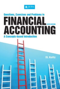 Imagen de portada: Questions, Exercises and Problems in Financial Accounting: A Concepts-based Introduction 6th edition 9781485129509