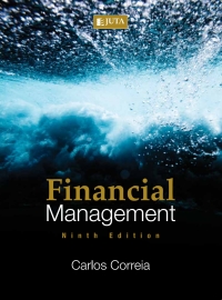 Imagen de portada: Financial Management 9th edition 9781485129578