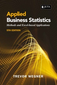 Cover image: Applied Business Statistics 5th edition 9781485130499