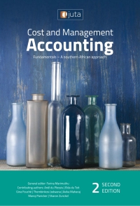 Cover image: Cost and Management Accounting Fundamentals: A SA Approach 2nd edition 9781485131205