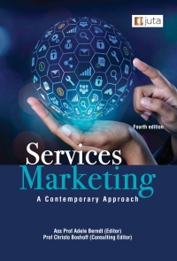 Imagen de portada: Services Marketing: A Contemporary Approach 4th edition 9781485132998