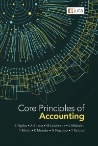 Cover image: Core Principles of Accounting 1st edition 9781485131595