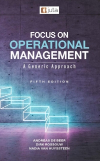 صورة الغلاف: Focus on Operational Management 5th edition 9781485132622