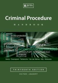 Cover image: Criminal Procedure Handbook 13th edition 9781485133896