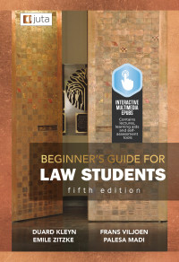 Omslagafbeelding: Beginner's Guide for Law Students 5th edition 9781485128342