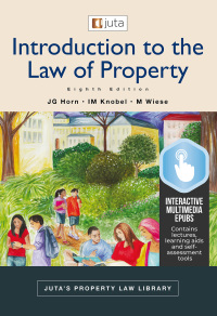 Cover image: Introduction to the Law of Property 8th edition 9781485137849