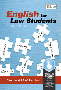 Cover image: English for Law Students 3rd edition 9780702182174