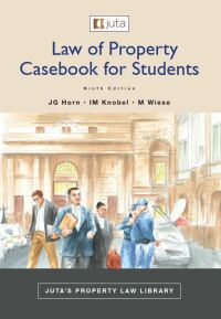 صورة الغلاف: Law of Property Casebook for Students 9th edition 9781485138396