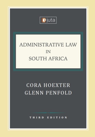 Cover image: Administrative Law in South Africa 3rd edition 9781485135289