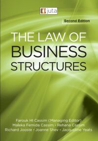 Imagen de portada: Law of Business Structures 2nd edition 9781485138600