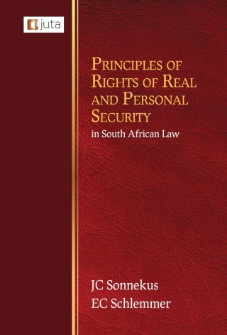 Imagen de portada: Principles of Rights of Real and Personal Security in South African Law 1st edition 9781485136798