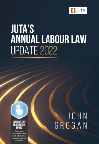 Imagen de portada: Juta's Annual Labour Law Update 2022 1st edition 9781485139201