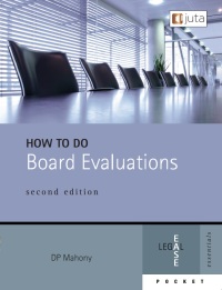 Cover image: How to do Board Evaluations 2nd edition 9781485140795