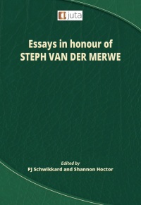 Cover image: Essays in Honour of Steph van der Merwe 1st edition 9781485151487