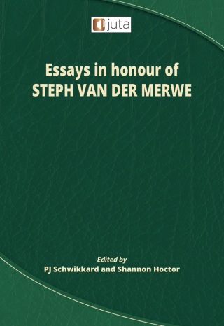 Cover image: Essays in Honour of Steph van der Merwe 1st edition 9781485151487