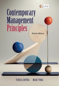 Cover image: Contemporary Management Principles 3rd edition 9781485160045