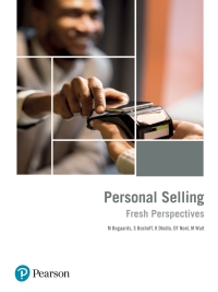 Cover image: Personal Selling: Fresh Perspectives ePDF 1st edition 9781485715498