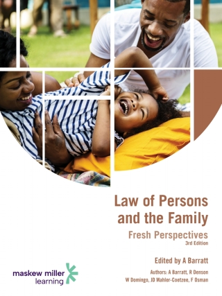 Cover image: Law of Persons and the Family: Fresh Perspectives 3rd edition
