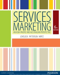 Cover image: Services Marketing 6th edition 9781486002702