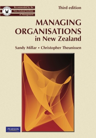 Cover image: Managing Organisations in New Zealand 3rd edition 9781877371738