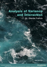 Cover image: Analysis of Variance and Interaction (Pearson Original Edition) 2nd edition 9781486007097