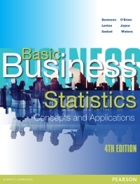 Cover image: Basic Business Statistics 4th edition 9781486018956