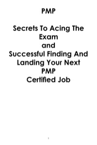 Imagen de portada: PMP Secrets To Acing The Exam and Successful Finding And Landing Your Next PMP Certified Job 9781486156467